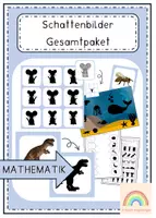 Vorschau - Arbeitsblätter - Schattenbilder - Gesamtpaket (1. Klasse und Vorschule) - Deckblatt