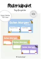 Vorschau - Präsentationen/Tafelbilder - (wachsendes) Materialpaket - Begrüßungsbilder - digitale Tafelbilder - Deckblatt