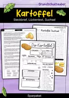 Vorschau - Arbeitsblätter - Kartoffel - Sparpaket | Materialpaket - Deckblatt