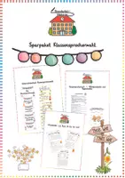Vorschau - Arbeitsblätter - Klassensprecherwahl: Sparpaket - Sachunterricht - Kl. 2-4 (auch anhand der Lektüre 'Ich bin für mich') - Deckblatt