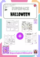Vista previa - Hojas de trabajo - PACK HALLOWEEN 🎃 - Portada