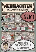 Vorschau - Arbeitsblätter - Weihnachten Materialpaket Sek. 1 Klasse 5,6,7,8,9 - Deckblatt