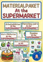 Vorschau - Spiele - Englisch Klasse 5 Food (groceries) At the supermarket Materialpaket - Deckblatt