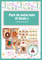 Vista previa - Hojas de trabajo - Pack de materiales El Otoño - Portada