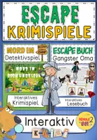 Vorschau - Arbeitsblätter - Materialpaket Escape Room / Krimispiele - Deckblatt
