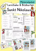 Vorschau - Arbeitsblätter - Materialpaket Ethik Sankt Nikolaus Klasse 2 - Deckblatt