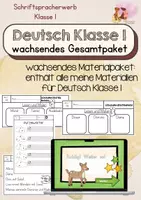 Vorschau - Unterrichtsreihen - Materialpaket Deutsch Klasse 1 - Deckblatt