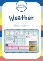 Vorschau - Arbeitsblätter - Weather - Materialpaket - Deckblatt