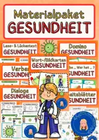 Vorschau - Arbeitsblätter - Gesundheit & Krankheit Materialpaket - Deutsch, DaZ, DaF - Deckblatt