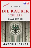 Vorschau - Arbeitsblätter - Klausuren - "Die Räuber" - Friedrich Schiller - Materialpaket - Deckblatt