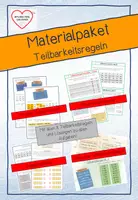 Vorschau - Arbeitsblätter - Materialpaket Teilbarkeitsregeln Klasse 4 und 5 - Deckblatt