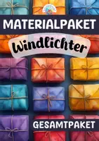 Vorschau - Mal- und Bastelvorlagen - Materialpaket - Windlichter - Deckblatt