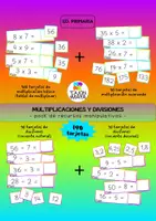 Vista previa - Tarjetas / Manipulativos - Pack de recursos matemáticos - Multiplicaciones y divisiones - Portada