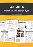Vorschau - Arbeitsblätter - Sparpaket Balladen - Deckblatt