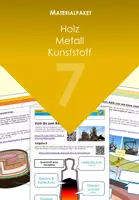 Vorschau - Stundenentwürfe - Materialpaket Holz, Metall und Kunststoff - Deckblatt