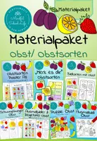 Vorschau - Arbeitsblätter - Materialpaket Obst/ Obstsorten - Deckblatt