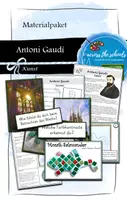 Vorschau - Arbeitsblätter - Antoni Gaudí: Materialpaket - Deckblatt