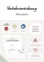 Vorschau - Stationenlernen - Verkehrserziehung - Materialpaket - Deckblatt