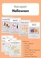 Vorschau - Arbeitsblätter - Materialpaket: HALLOWEEN - Deckblatt