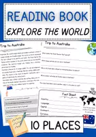 Vorschau - Arbeitsblätter - Reading Comprehension Klasse 8 bis 9 English Explore the World 10 Places - Deckblatt