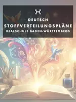 Vorschau - Lehrpläne/Lehrermaterial - Materialpaket "Stoffverteilungspläne Deutsch 5-10 (Realschule) Baden-Württemberg" - Deckblatt