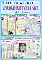 Vorschau - Spiele - Quadratolino Materialpaket Klasse 1 und 2 - Deckblatt