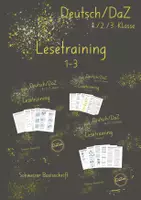 Vorschau - Unterrichtsreihen - Materialpaket Lesetraining 1 bis 3 für die Unterstufe - Deckblatt