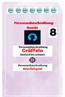 Vorschau - Stundenentwürfe - KOMBI 8 : Personenbeschreibung (Grüffelo & Würfel-Spiel) - Deckblatt