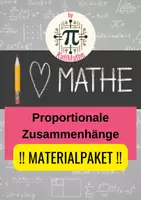 Vorschau - Arbeitsblätter - Materialpaket Proportionale Funktionen (Klasse 7/8) – Escape Room, Übungsaufgaben & weitere Materialien | überwiegend mit Lösungen - Deckblatt