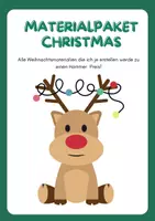 Vorschau - Arbeitsblätter - Materialpaket Christmas - Deckblatt