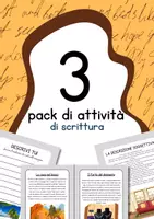anteprima - Esercizi - Raccolta di materiali di scrittura per bambini - Pagina di copertina