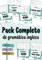 Vista previa - Unidades / Secuencias / Situaciones de Aprendizaje - Pack Completo de Gramática Inglesa: Guías y Prácticas Esenciales - Portada