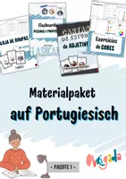 Vorschau - Arbeitsblätter - Materialpaket - Portugiesische Sprache - Deckblatt
