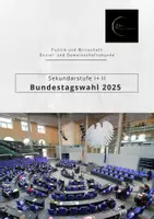 Vorschau - Unterrichtsreihen - Bundestagswahl 2025 (Materialpaket) - Deckblatt