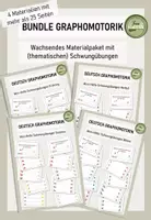 Vorschau - Arbeitsblätter - Wachsendes Bundle zur Graphomotorik - Deckblatt