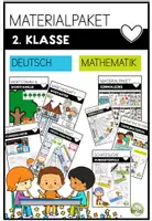 Vorschau - Arbeitsblätter - Materialpaket - 2. Klasse - Volksschule - Gesamtpaket - Deckblatt