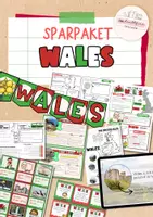 Vorschau - Unterrichtsreihen - Sparpaket Wales | Materialpaket | Landeskunde - Deckblatt