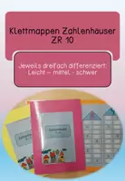 Vorschau - Stationenlernen - MATERIALPAKET Klettmappen Zahlenhäuser ZR 10 - Deckblatt