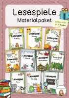 Vorschau - Spiele - Lesespiele (Klasse 1/2) - wachsendes Materialpaket - Deckblatt
