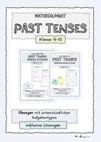 Vorschau - Spiele - Materialpaket - past tenses zur Prüfungsvorbereitung - Deckblatt