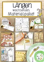 Vorschau - Arbeitsblätter - Längen wachsendes Materialpaket - Deckblatt