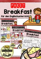 Vorschau - Stundenentwürfe - Breakfast: Materialpaket für den Englischunterricht I Grundschule Klasse 3 und 4 - Deckblatt
