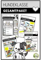 Vorschau - Arbeitsblätter - Materialpaket - Gesamtpaket - Hundeklasse – wachsendes Bundle - Deckblatt