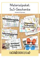 Vorschau - Mal- und Bastelvorlagen - Materialpaket: Geschenke für Schülerinnen und Schüler - Deckblatt