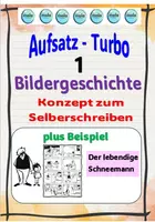 Vorschau - Unterrichtsreihen - AUFSATZ-Turbo: Bildgeschichte -Konzept & Beispiel - Deckblatt