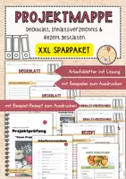 Vorschau - Unterrichtsreihen - Materialpaket - Projektmappe gestalten - Deckblatt