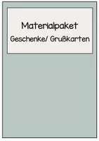 Vorschau - Mal- und Bastelvorlagen - Materialpaket Geschenke/ Grußkarten - Deckblatt