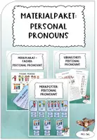 Vorschau - Arbeitsblätter - Materialpaket: Personal pronouns - Deckblatt