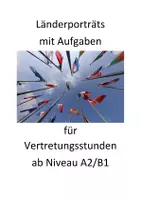 Vorschau - Arbeitsblätter - Materialpaket Länderporträts - Deckblatt