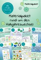 Vorschau - Arbeitsblätter - Materialpaket zum Halbjahreswechsel - Deckblatt
